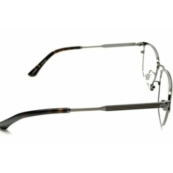 Gucci Men's Brown and Silver Eyeglasses! - Picture 3 of 4